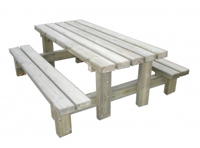 TABLE BANC RUSTIQUE 2 M