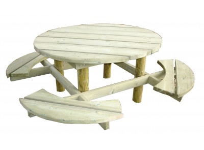 TABLE BANC GROSEILLE