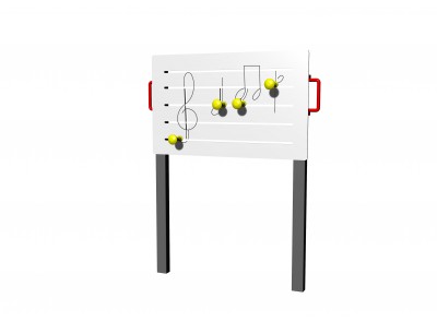 PANNEAU LUDIQUE NOTE DE MUSIQUE PMR