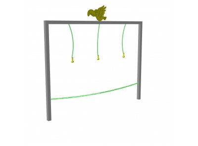 PONT DE LIANES TOUCAN ACIER