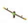 BALANCOIRE HORIZONTALE 3 M BOUTON D'OR